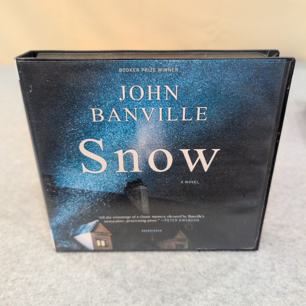 Snow by John Banville Unabridged Audiobook CD John Lee Narrator Mystery Novel - Picture 1 of 2